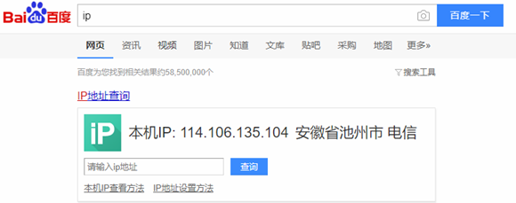 谷歌浏览器内设置代理IP-IP地址查询